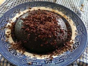 [食譜] 巧克力布丁蛋糕